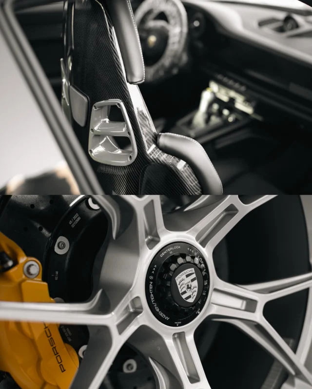 Every detail matters when it comes to preserving the beauty and performance of your Porsche GT3 Touring. We’ve applied Xpel Ultimate Plus paint protection film to safeguard this high performance machine from rock chips, swirl marks, and environmental contaminants. With its self healing technology, Xpel Ultimate Plus ensures that your Porsche maintains a flawless, glossy finish no matter where the road takes you. Protect your investment, preserve the value, and enjoy peace of mind with the ultimate in paint protection. 

#PorscheGT3 #XpelUltimatePlus #PaintProtection #SportsCarLife #LuxuryCars #SelfHealingFilm #ClearBra #CarDetailing #PPF #LuxuryPerformance #VehicleProtection #AutoDetailing #PreserveYourRide #PaintProtectionFilm #CarEnthusiast #AmericanWrapCo